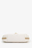 Pre-Loved Chanel™ 2022 White Caviar Quilted Leather Small CC You Flap Bag