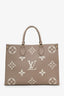 Louis Vuitton Bicolour Monogram Empreinte Leather OnTheGo MM