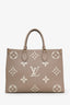 Louis Vuitton Bicolour Monogram Empreinte Leather OnTheGo MM