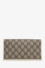 Gucci White Canvas/Leather Horsebit 1955 Wallet On Chain
