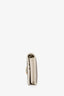 Gucci White Canvas/Leather Horsebit 1955 Wallet On Chain
