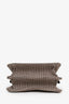 Fendi Brown Wool Houndstooth Peekaboo IseeU Petite Handbag