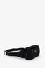 Prada Black Re-Nylon Saffiano Leather Belt Bag