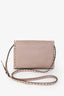 Valentino Beige Grained Leather "Garavani" Rockstud Crossbody