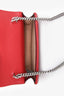 Gucci Red Leather Dionysus Super Mini Crossbody Bag