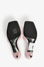 Prada Pink Leather Rosette Heeled Mules Size 37