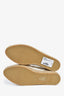 Gucci White Chevron Quilted Leather Espadrilles Size 37.5