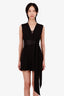 Maje Black Lace Belted Sleeveless Playsuit Size 40