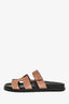 Hermès Dusty Rose Suede Chypre Sandals Size 39.5