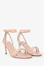 Stuart Weitzman Nude Strap Ankle Heels Size 7.5