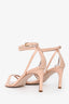 Stuart Weitzman Nude Strap Ankle Heels Size 7.5