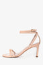 Stuart Weitzman Nude Strap Ankle Heels Size 7.5