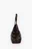 Issey Miyake Brown Geometric Tote Bag