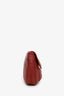Fendi Red Leather Fendista Pouchette Crossbody
