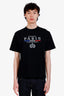 Balenciaga Black Cotton Paris T-Shirt Size XS Mens