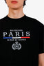 Balenciaga Black Cotton Paris T-Shirt Size XS Mens