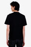Balenciaga Black Cotton Paris T-Shirt Size XS Mens