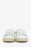 Saint Laurent White/Green Star Sneakers Size 37