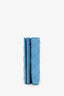 Bottega Veneta Blue Intrecciato Leather Folded Wallet