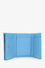 Bottega Veneta Blue Intrecciato Leather Folded Wallet