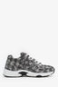 Pre-Loved Chanel™ Black/Grey Coated Tweed Sneakers Size 38
