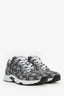 Pre-Loved Chanel™ Black/Grey Coated Tweed Sneakers Size 38