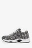 Pre-Loved Chanel™ Black/Grey Coated Tweed Sneakers Size 38
