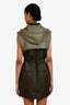 Fendi Green Cargo Printed Utility Dress Size 40