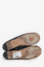 Valentino Black Mesh Crystal Embellished Ballet Flats Size 38
