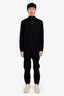 Prada Black Cotton Logo Jacket + Pant Set Size L/M Mens