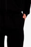 Prada Black Cotton Logo Jacket + Pant Set Size L/M Mens