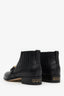 Gucci Black Leather Lasercut Accents Chelsea Boots Size 37