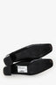 Salvatore Ferragamo Bow Detail Square Toe Block Kitten Heel Slides Size 40