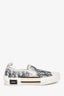 Christian Dior White Oblique B23 League Low-Top Sneakers Size 40