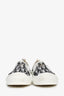 Christian Dior White Oblique B23 League Low-Top Sneakers Size 40