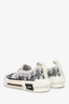Christian Dior White Oblique B23 League Low-Top Sneakers Size 40