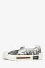 Christian Dior White Oblique B23 League Low-Top Sneakers Size 40