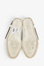 Christian Dior White Oblique B23 League Low-Top Sneakers Size 40