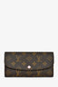 Louis Vuitton 2017 Monogram Canvas 'Emilie Rose Ballerine' Wallet
