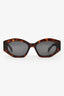 Celine Tortoiseshell Triomphe Oval Sunglasses