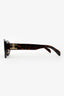 Celine Tortoiseshell Triomphe Oval Sunglasses