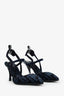 Fendi Blue Suede 'Coibri' Heels Size 35.5