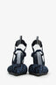 Fendi Blue Suede 'Coibri' Heels Size 35.5