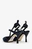 Fendi Blue Suede 'Coibri' Heels Size 35.5