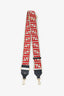 Fendi Red Zucca Canvas Adjustable Bag Strap