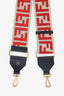 Fendi Red Zucca Canvas Adjustable Bag Strap