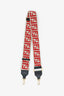 Fendi Red Zucca Canvas Adjustable Bag Strap