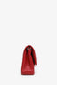 Pre-Loved Chanel™ 2012-13 Red Quilted Lambskin Medium Classic Double Flap Bag