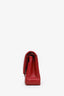 Pre-Loved Chanel™ 2012-13 Red Quilted Lambskin Medium Classic Double Flap Bag