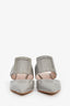Roger Vivier Grey Patent 'In The City' Mules Size 37